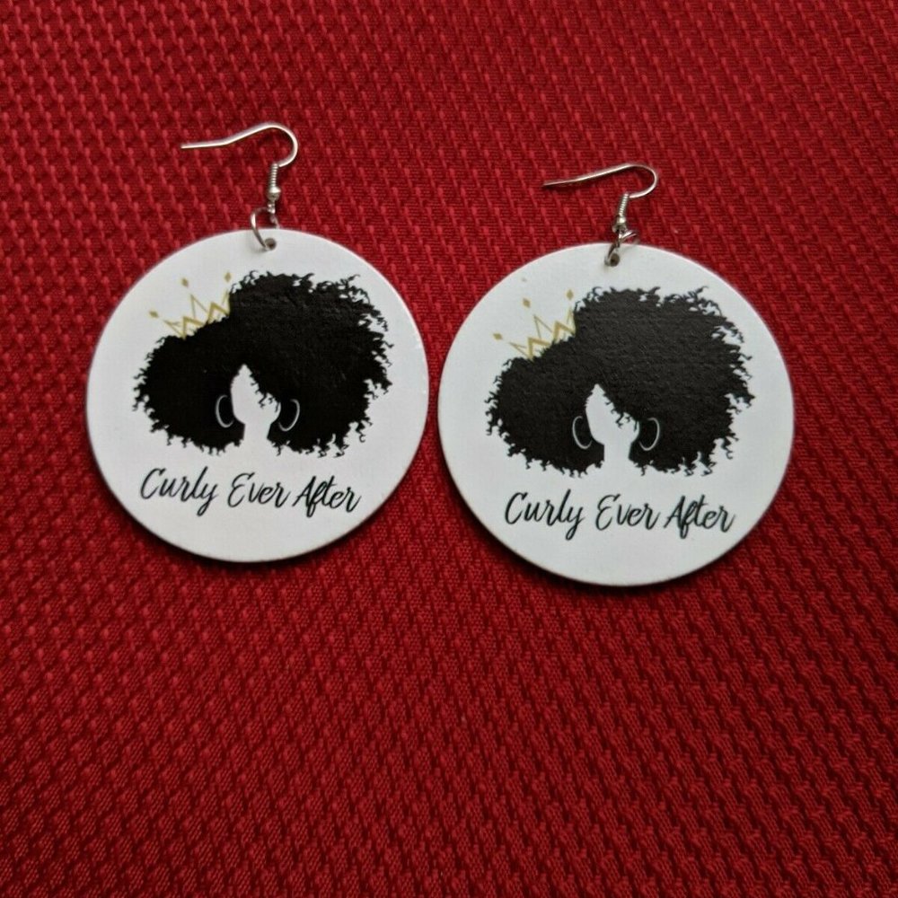 CURLY EVER AFTER African American Earrings